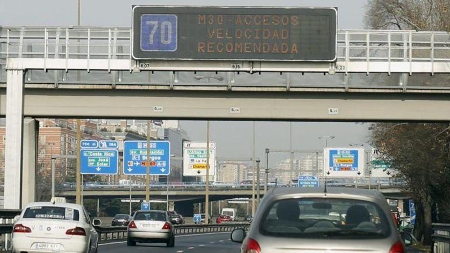 Madrid limita la velocidad en los accesos por contaminación