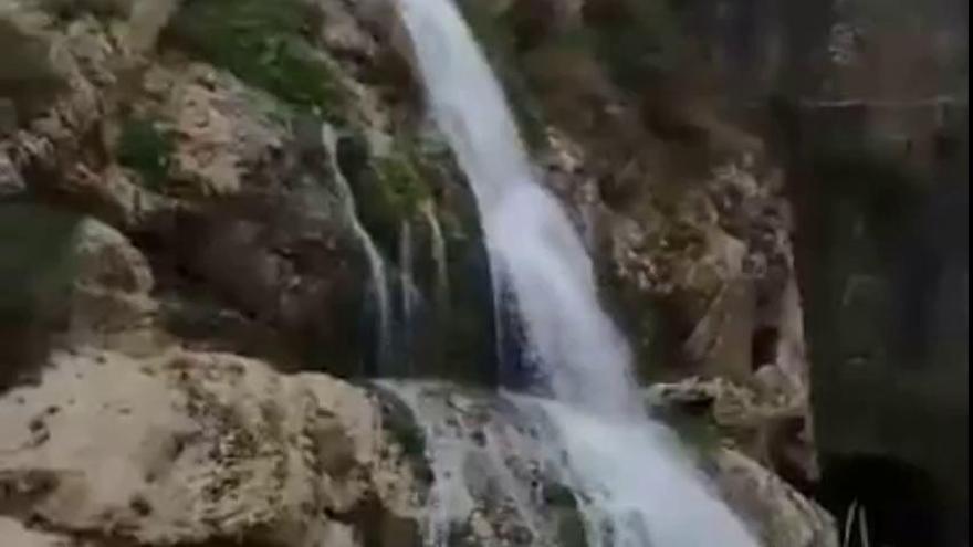 Un embalse se desborda en la Comunitat Valenciana por las lluvias del domingo