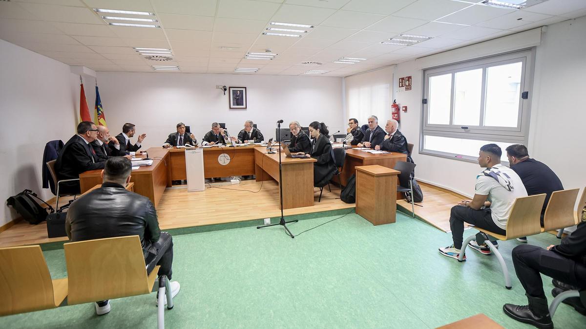 Un momento del juicio celebrado en la Audiencia de Alicante.