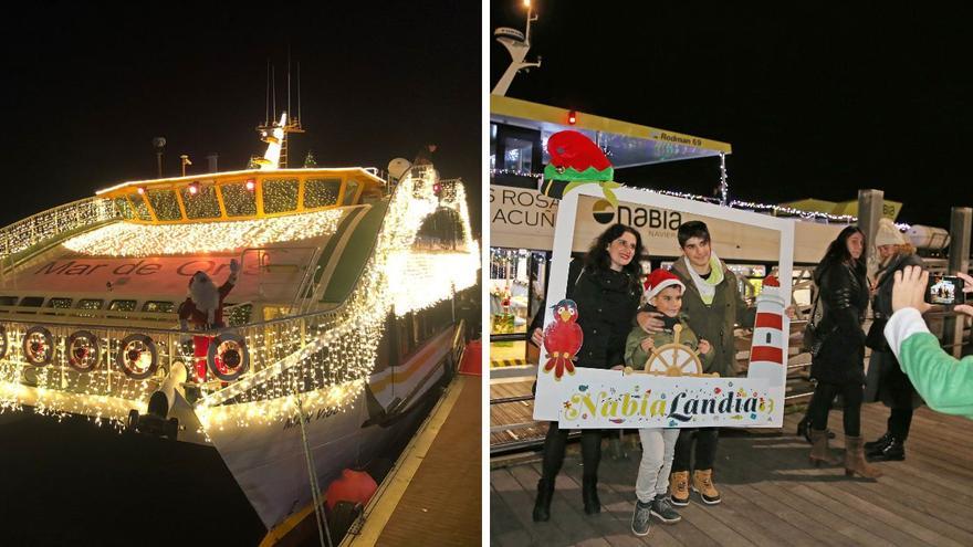 Embarcamos en los catamaranes de la Navidad de la ría de Vigo que vuelven a zarpar