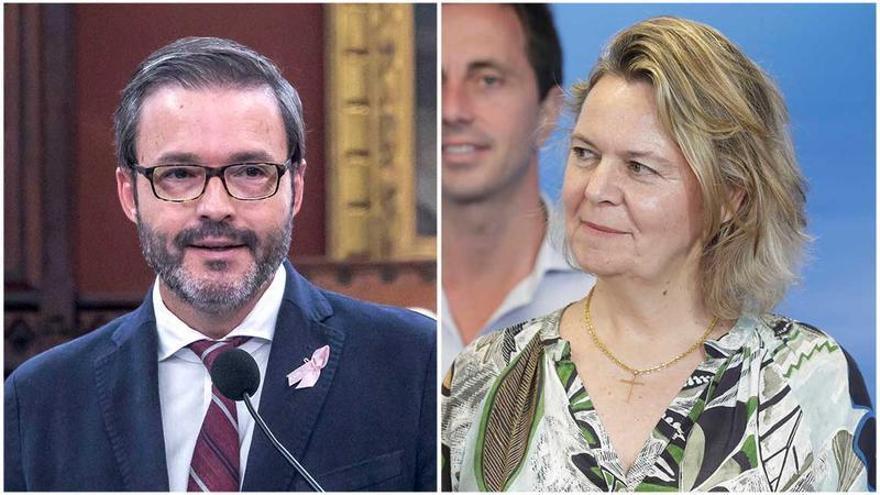 Hila y Salom, en la comisión de investigación del Senado