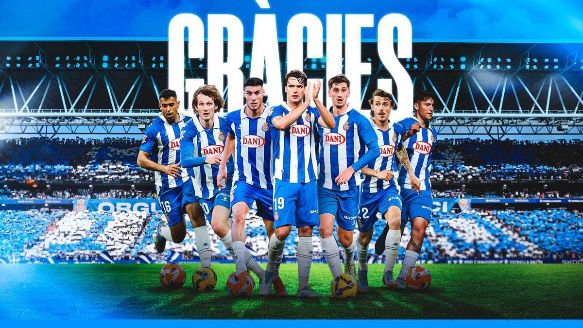 El Espanyol se despide de los jugadores cedidos