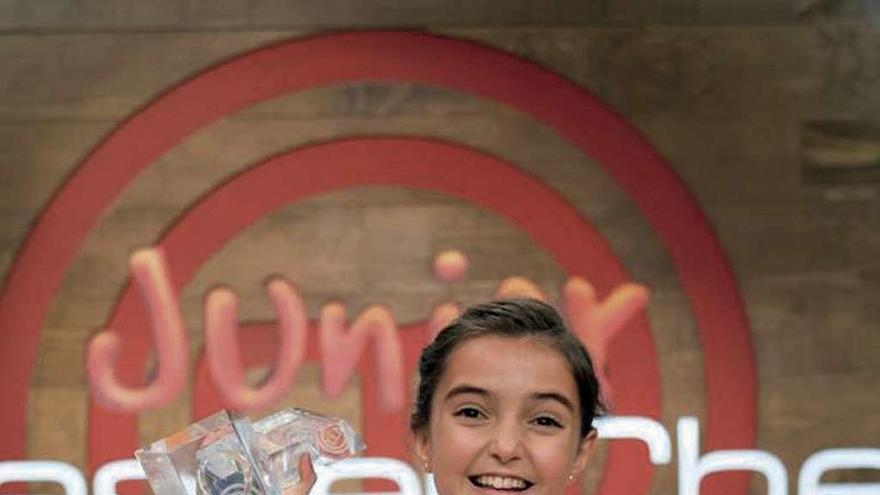 María, ganadora de MarterChef Junior del año pasado. // TVE