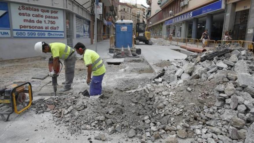 Recta final  para las obras en Cardenal Belluga