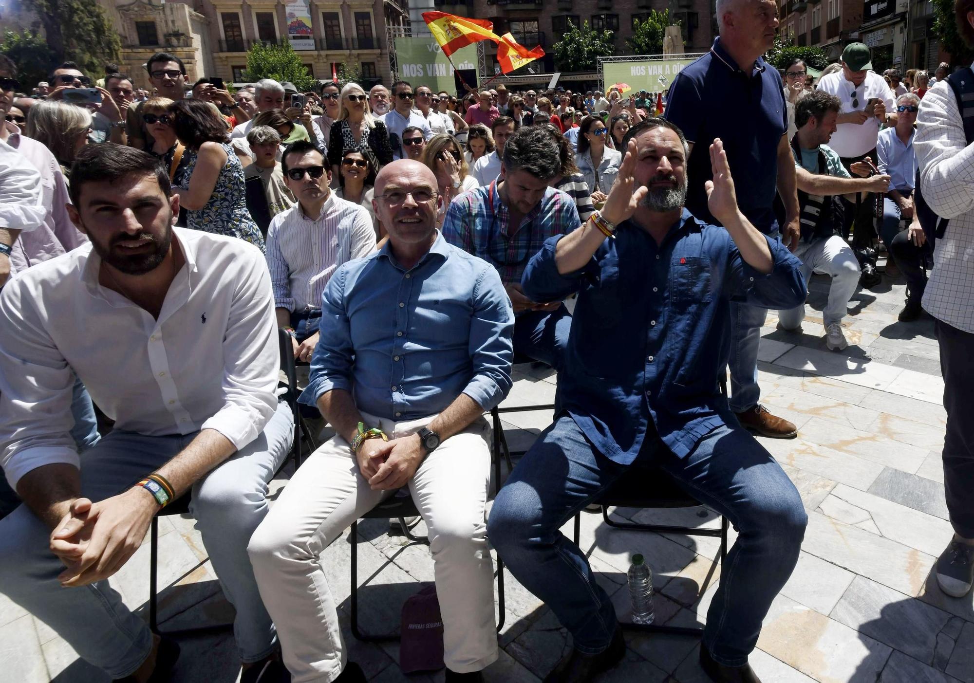 Acto de Santiago Abascal y Jorge Buxadé en Murcia