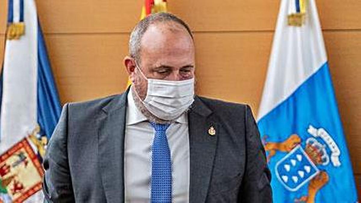 Arriaga, en un pleno.