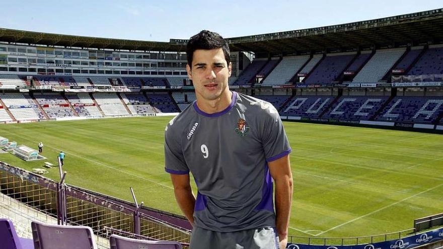 Javi Guerra consiguió sus mejores cifras goleadoras en Valladolid, antes de probar suerte en el fútbol inglés.