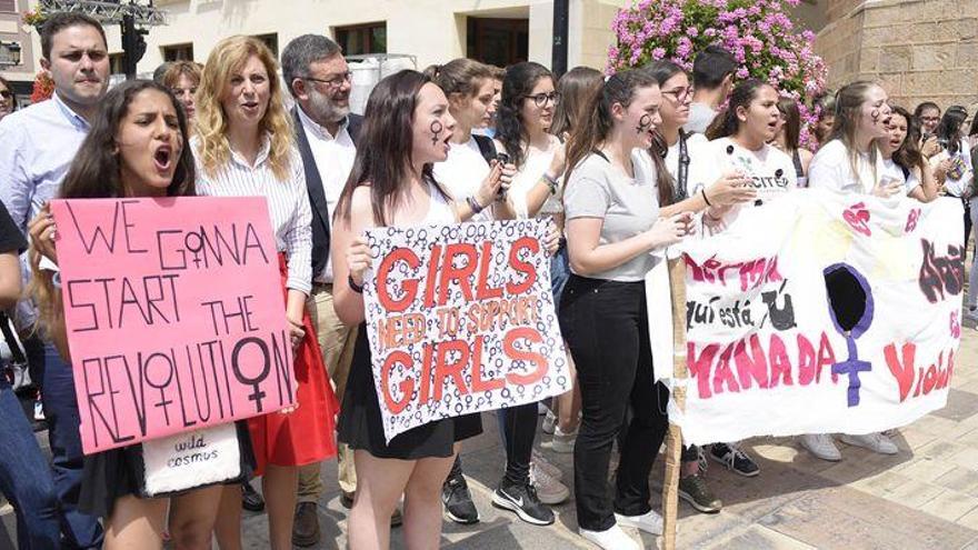 Las estudiantes de Castellón se unen a la lucha contra la sentencia a &#039;La Manada&#039;