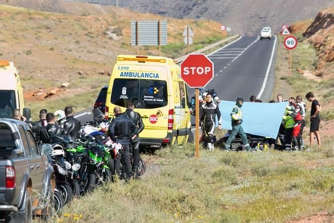 FUERTEVENTURA - Un hombre de 28 años fallece en un accidente de moto en la zona de Tamariche, Fuerteventura - 26-03-17