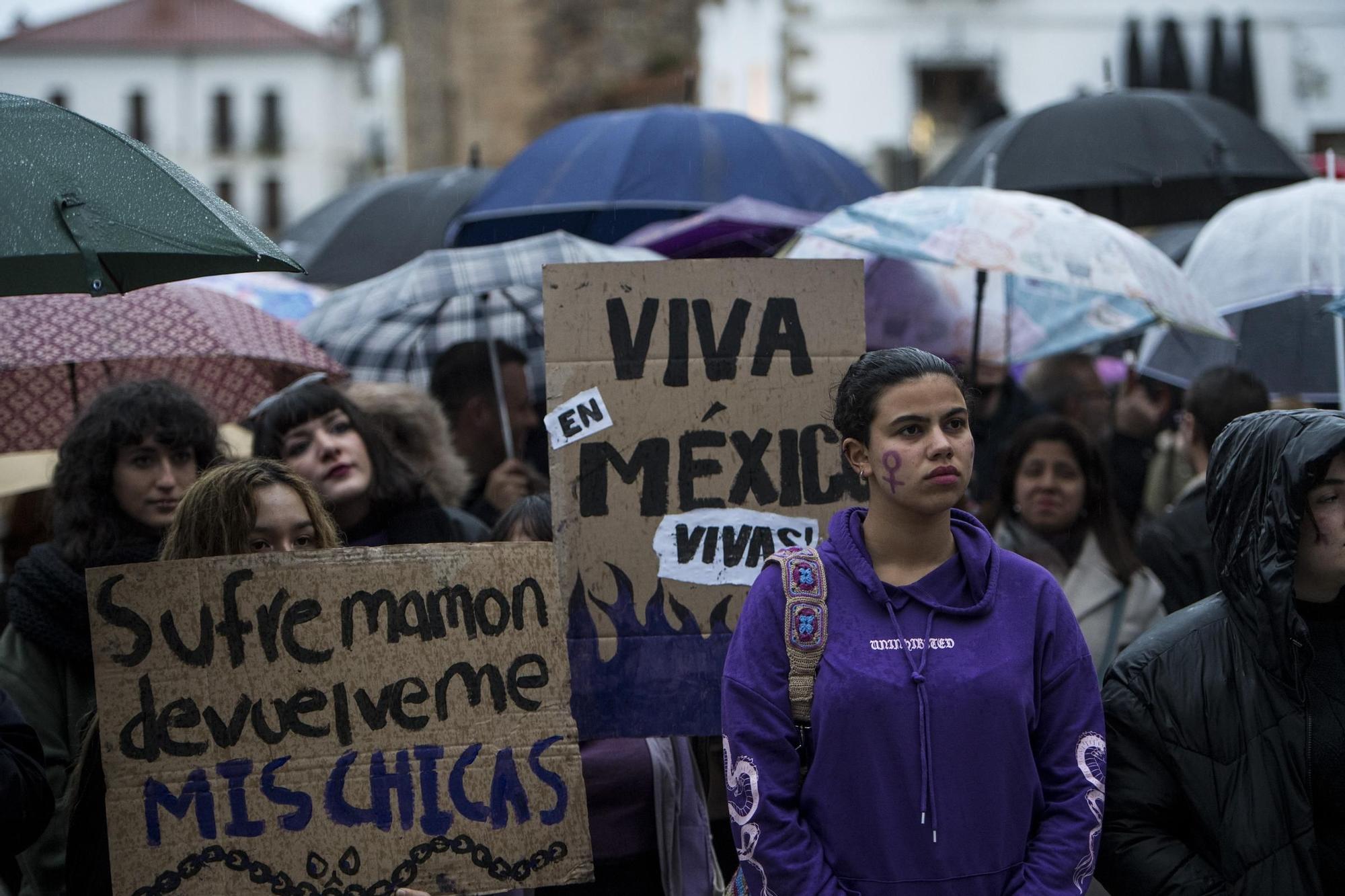 Así ha sido la manifestación del 8M en Cáceres