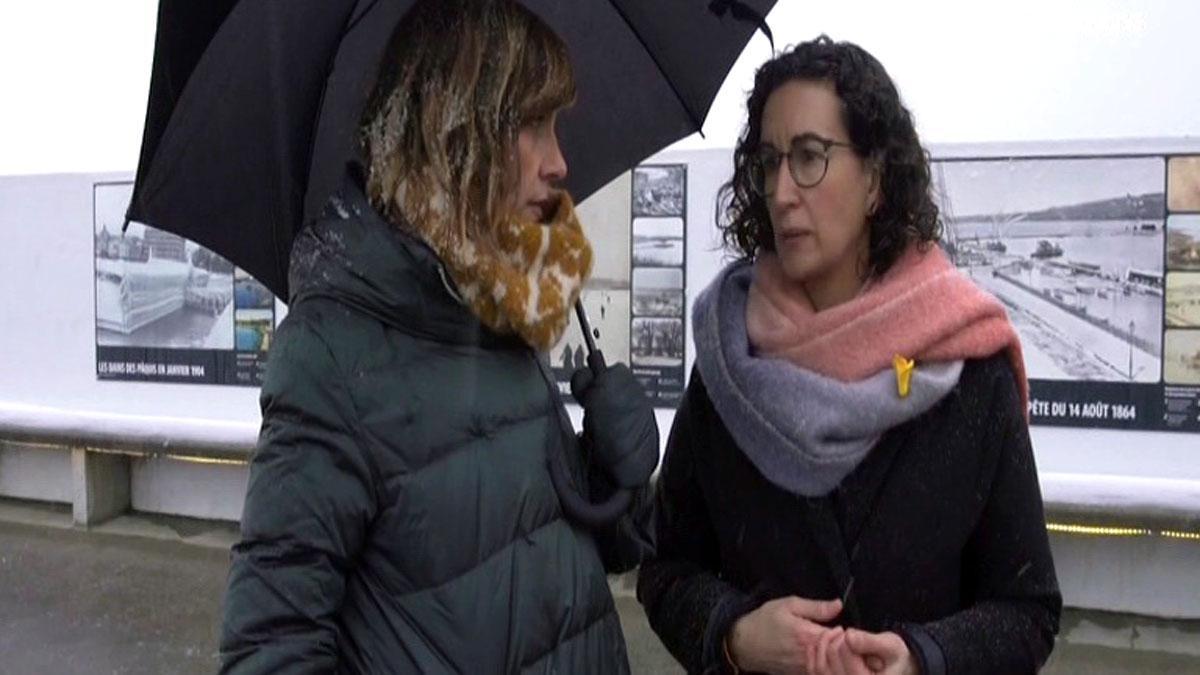 Cristina Puig y Marta Rovira, en Ginebra (’FAQS’, TV-3). 