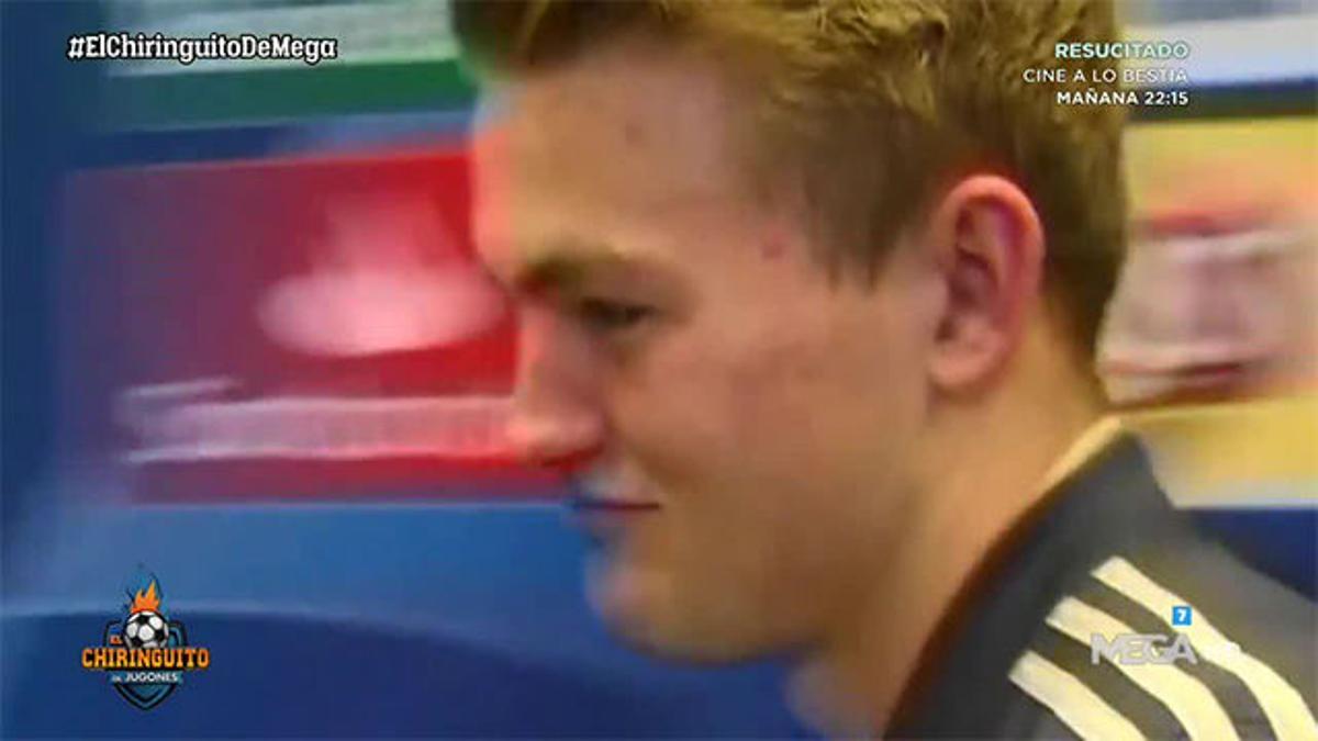 La cara de De Ligt habla por sí sola al ser preguntado por el Barça