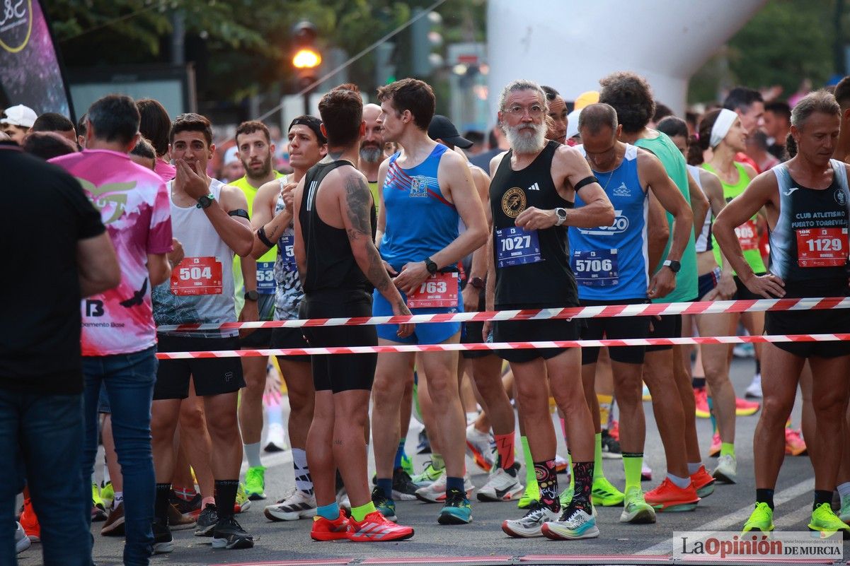 Las mejores imágenes de la carrera nocturna de Murcia