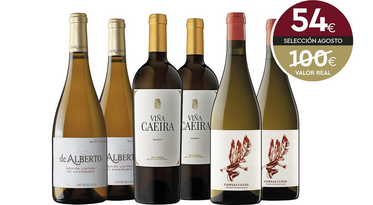 Seleccion de vinos monovarietales con carácter