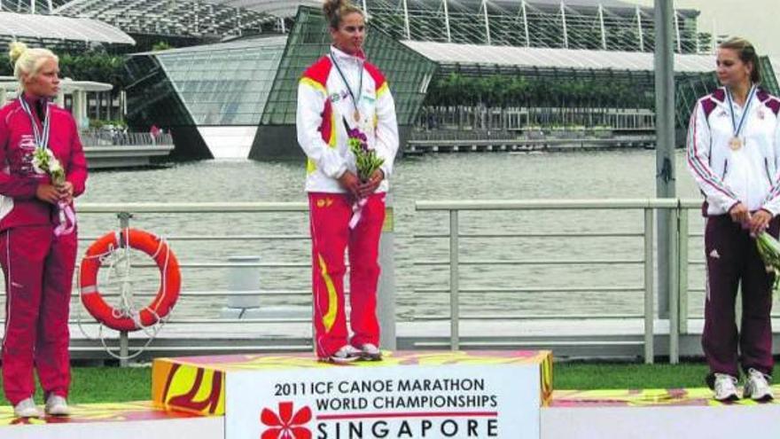 Eva Barrios, oro en Singapur