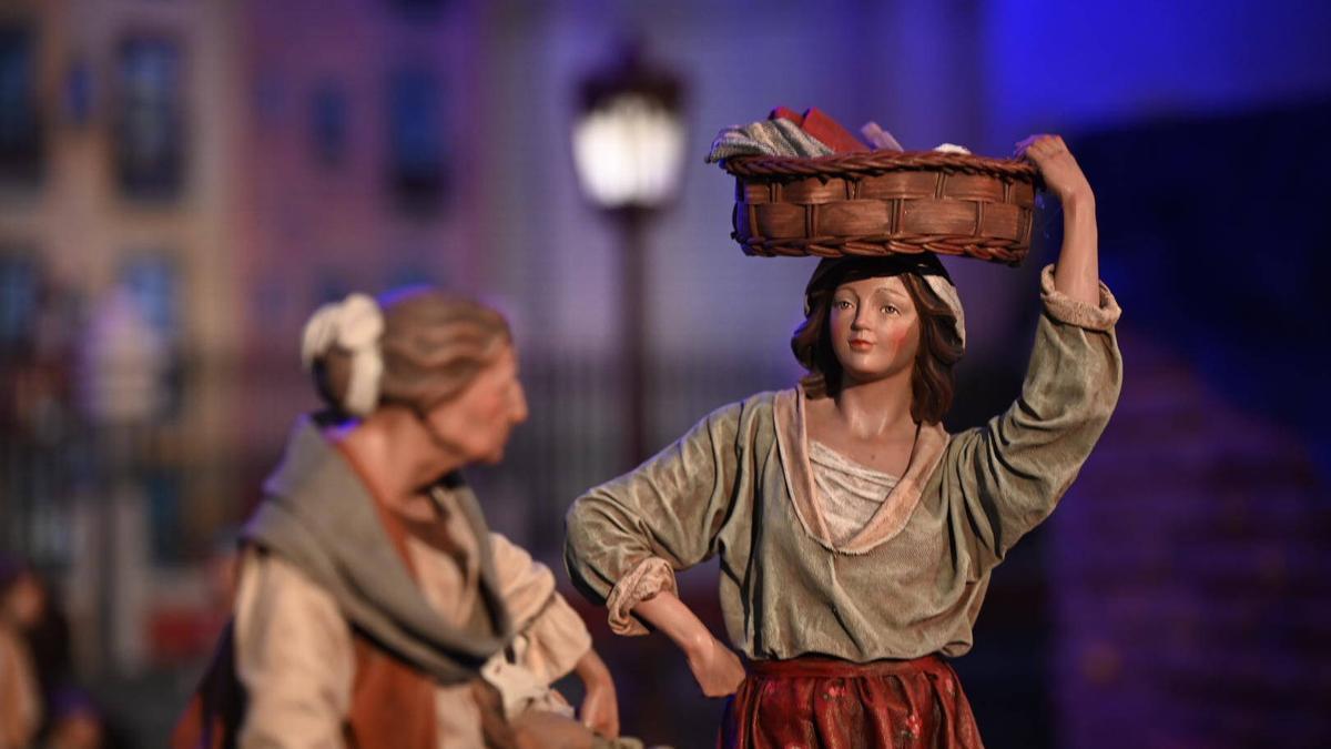 El ayuntamiento de Barcelona instala el pesebre en el interior de su sede