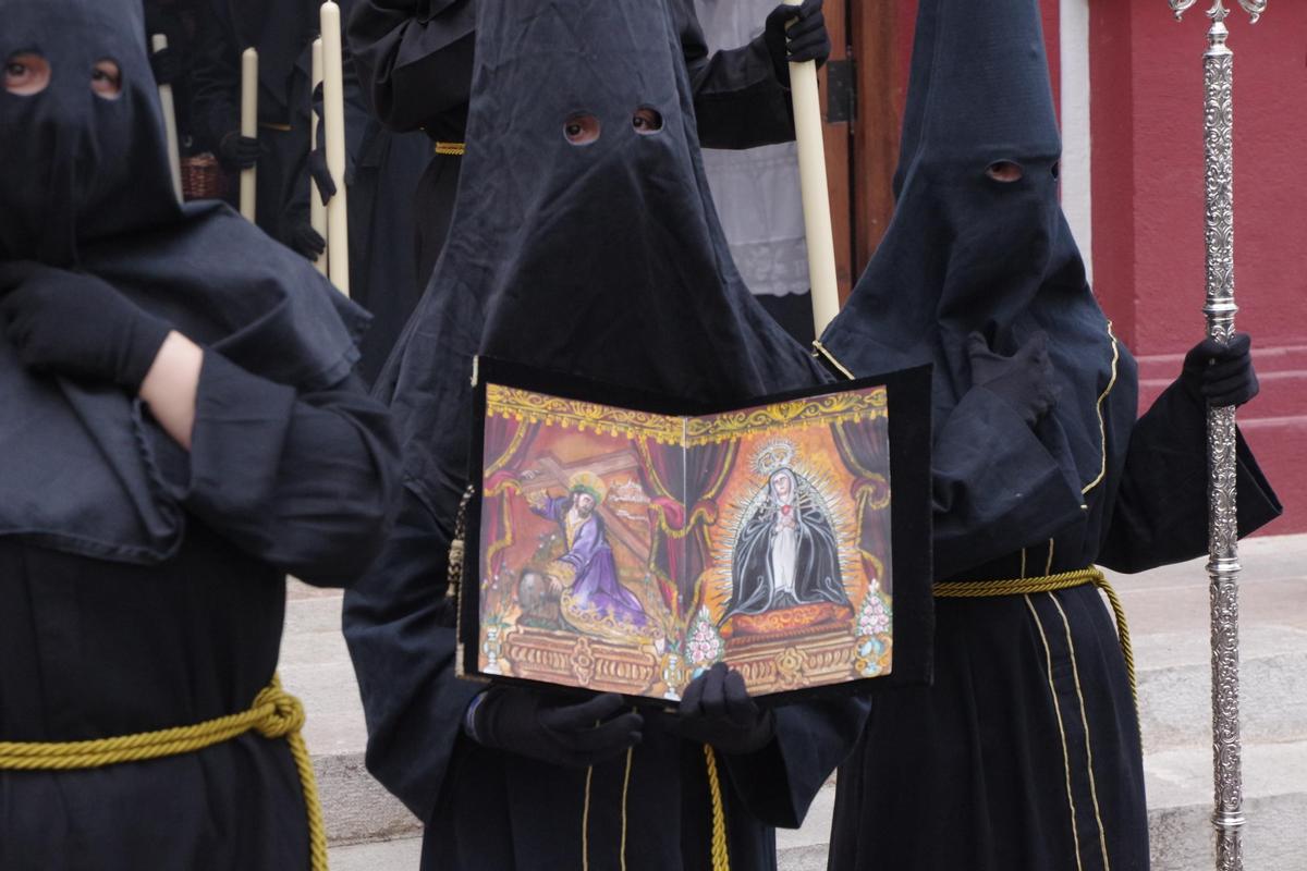 Procesión del Carmen Doloroso desde la parroquia del Corpus Christi