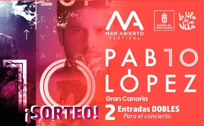 LA PROVINCIA sortea entradas para el concierto de Pablo López en Gran Canaria