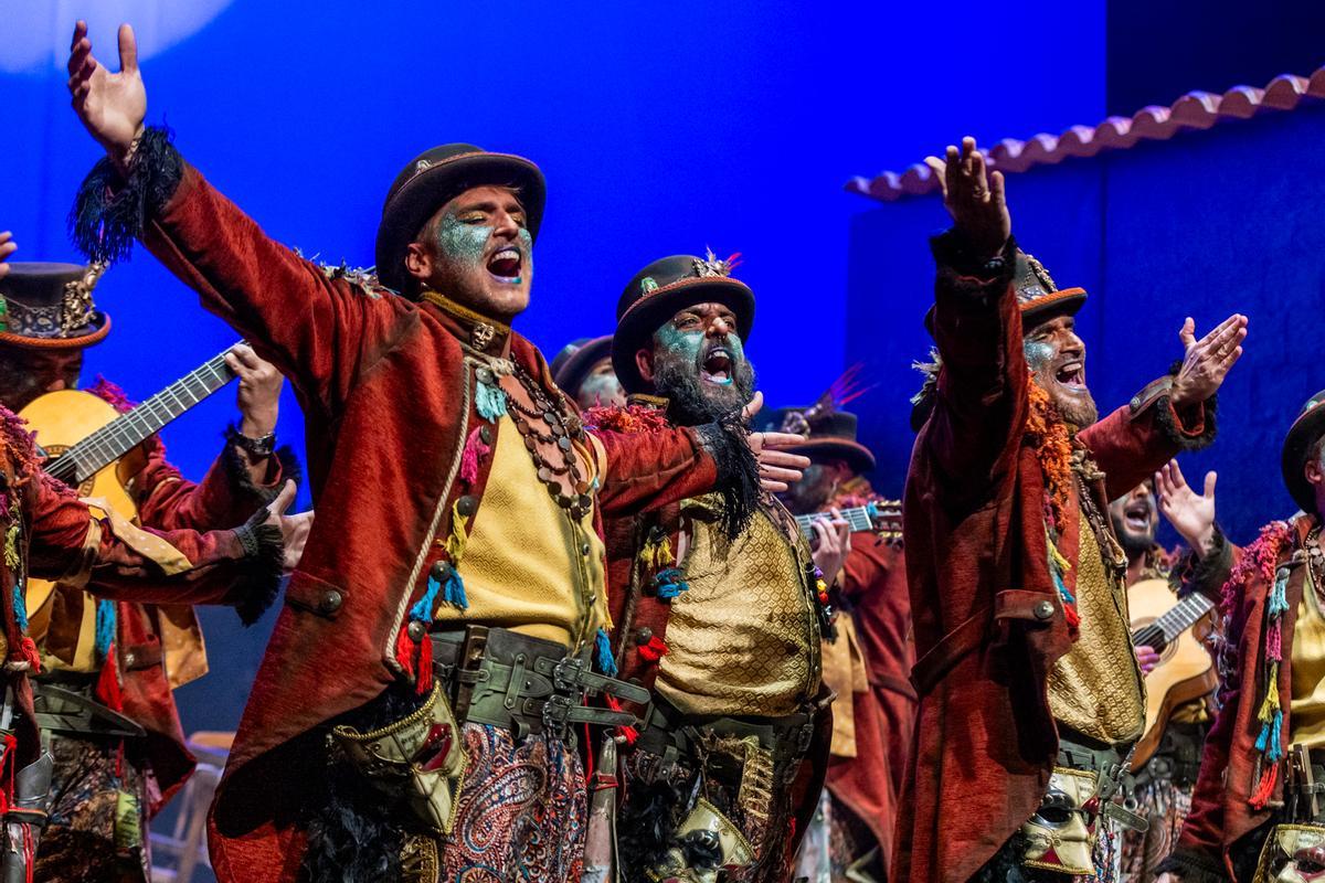 'Los estraperlistas', comparsa de Arroyo de la Miel.