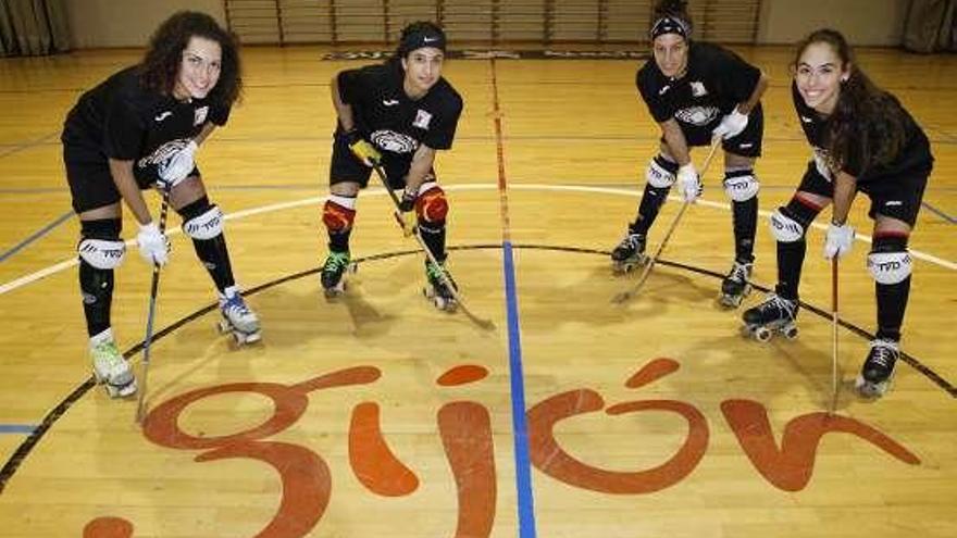 Anna Casarramona, Sara González, María Díez y Marta Piquero.