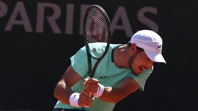 Pablo Carreño, en su partido ante Kokkinakis en Roland Garros.  |