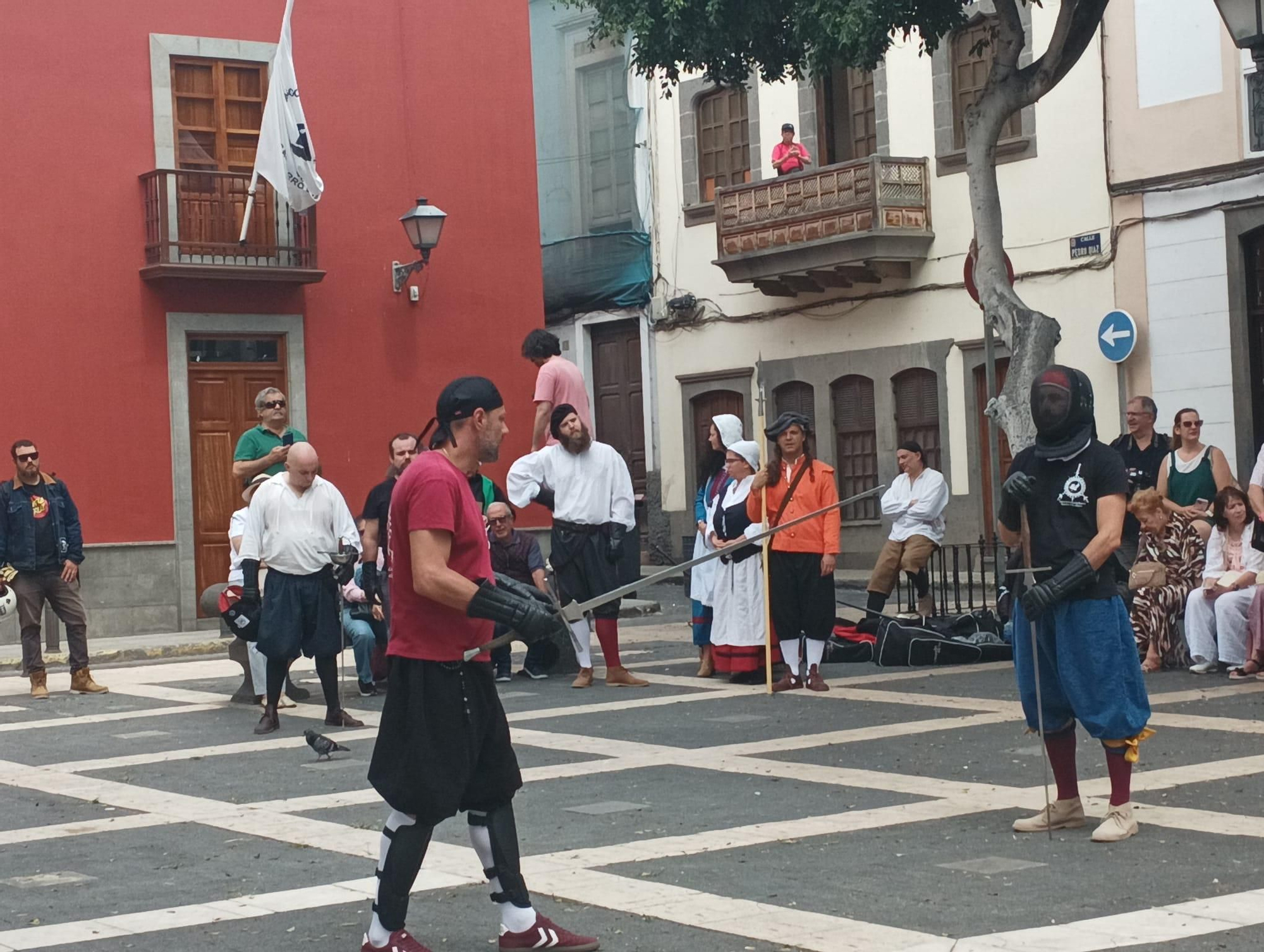 Viaje en el tiempo escenificado a la cuna de las 3 Palmas en Vegueta