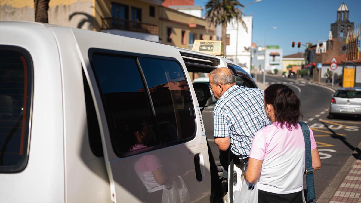 Taxis compartidos en Los Realejos