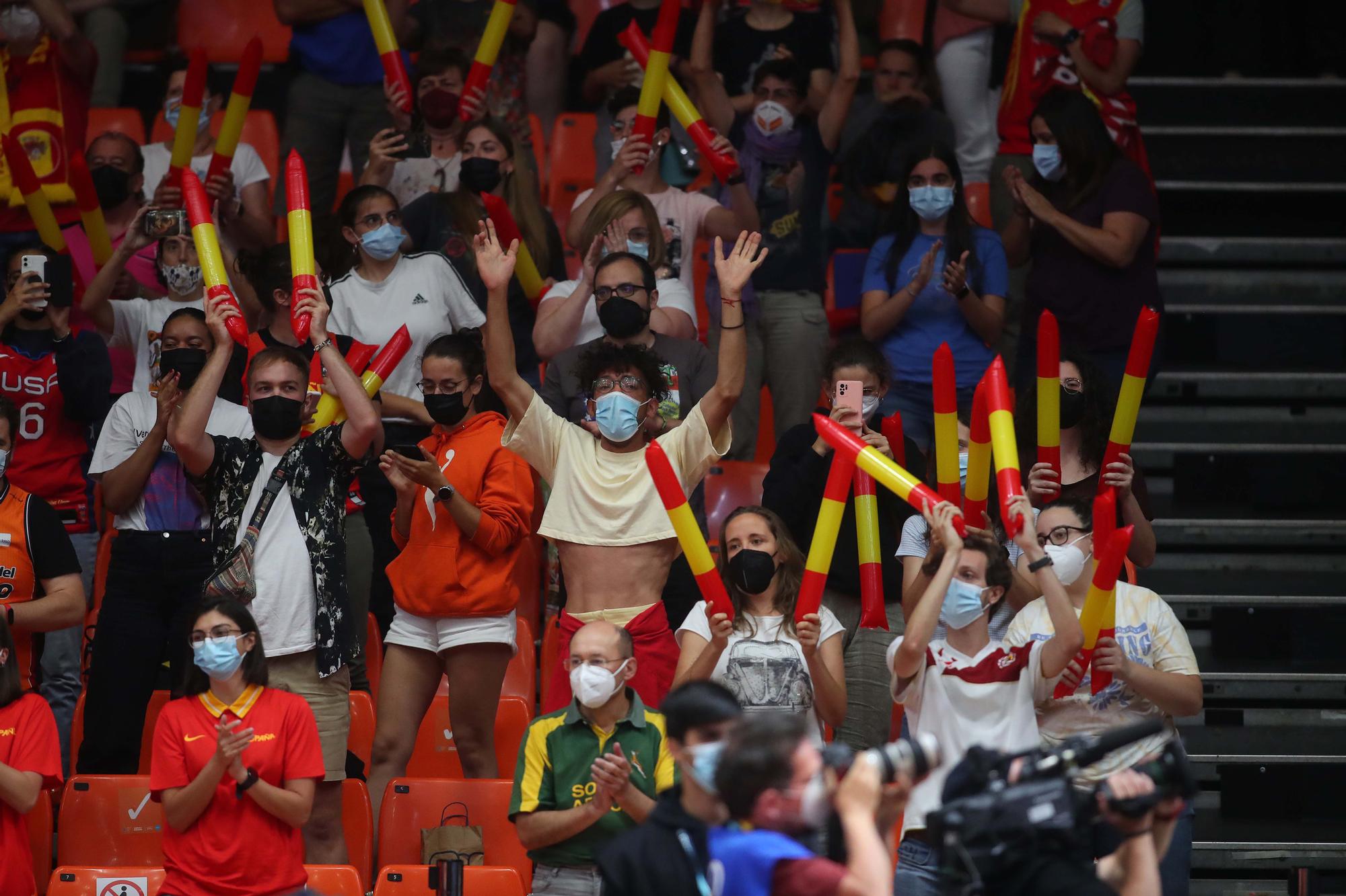 Las imágenes del Serbia - España del Eurobasket