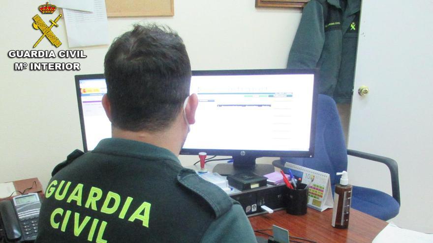 La Guardia Civil pude identificar al presunto responsable de la estafa