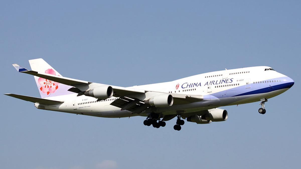Un avión de China Airlines