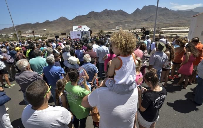 LAS PALMAS DE GRAN CANARIA A 03/07/2017 Apertura al tráfico del último tramo de la primera fase de la carretera de la Aldea. FOTO: J.PÉREZ CURBELO