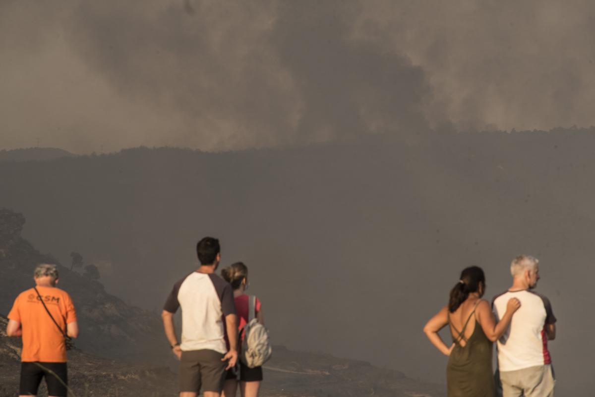 Incendio en El Pont de VIlomara