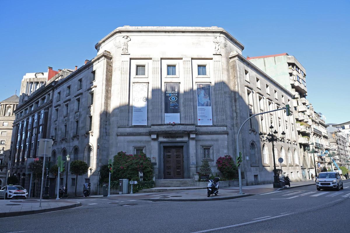 Vista exterior de la Casa das Artes, en Vigo.