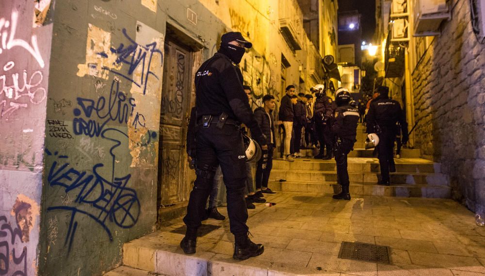 Una macro operación contra el tráfico de drogas en Alicante acaba con siete detenidos