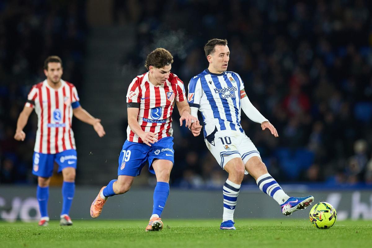 Imagen de la Real Sociedad-Atlético de Madrid de la primera vuelta.