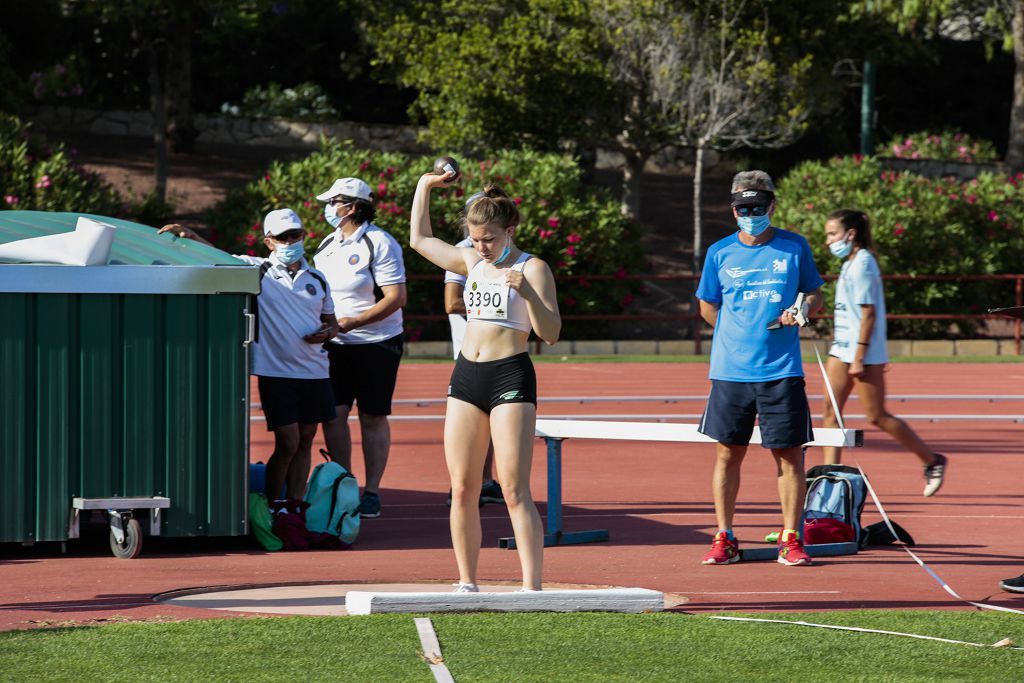 Campeonato regional de atletismo. Primera jornada