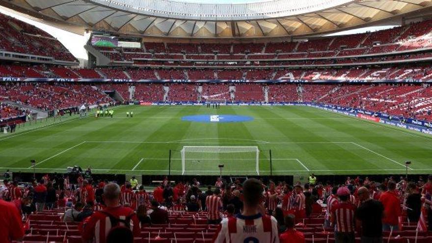 Els aficionats matalassers van gaudir per primera vegada de la seva nova casa, el Wanda Metropolitano, i van disfrutar d&#039;una jornada inoblidable