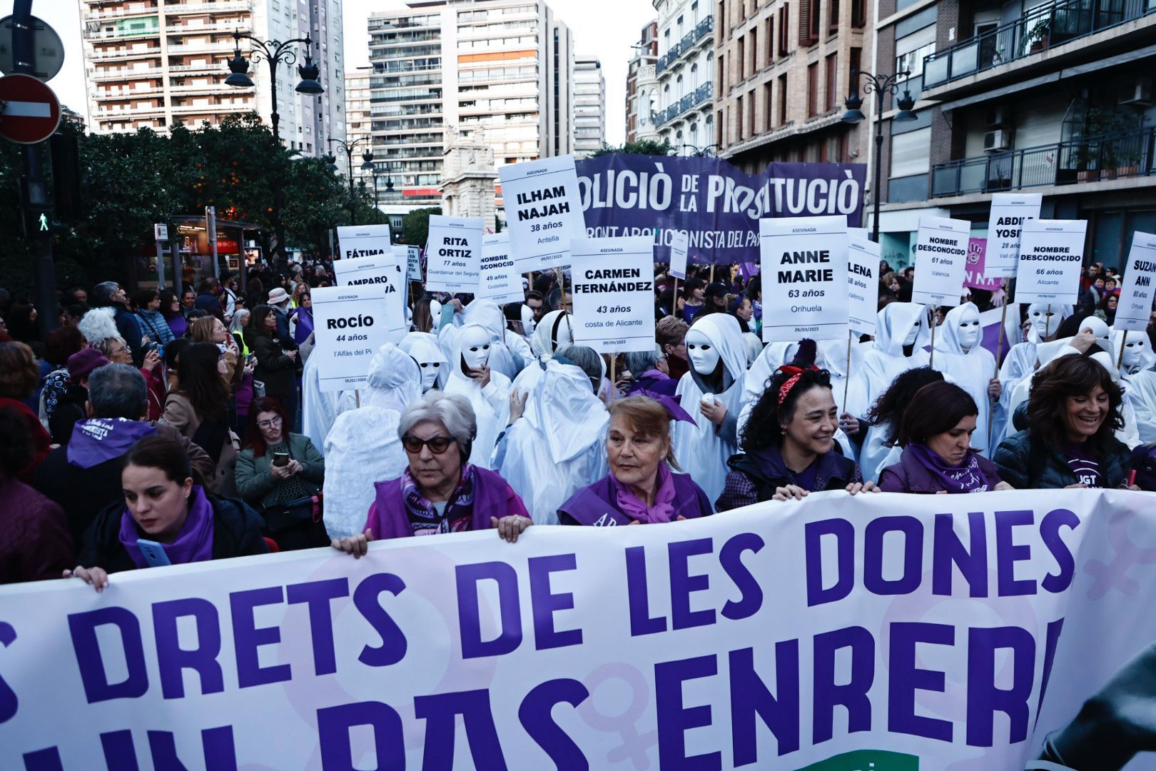 8M VALENCIA | La manifestación del 8 de marzo en València, en imágenes