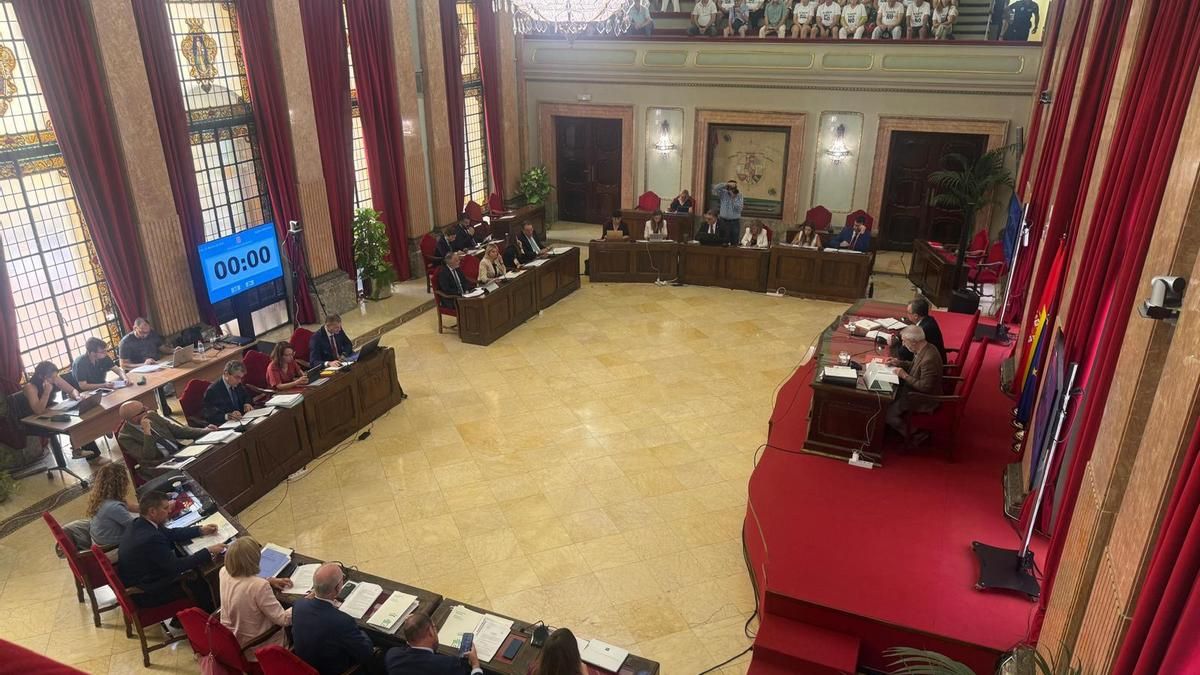 Pleno del Ayuntamiento de Murcia del 31 de julio de 2025.