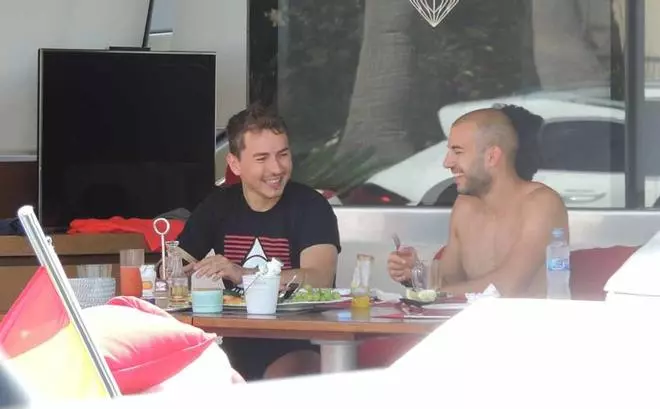 Jorge Lorenzo en Ibiza