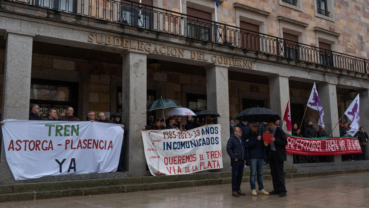 Última concentración en Zamora para pedir la reapuerta del tren de la Vía de la Plata.