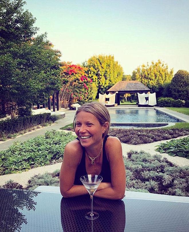 Gwyneth Paltrow disfrutando de sus vacaciones