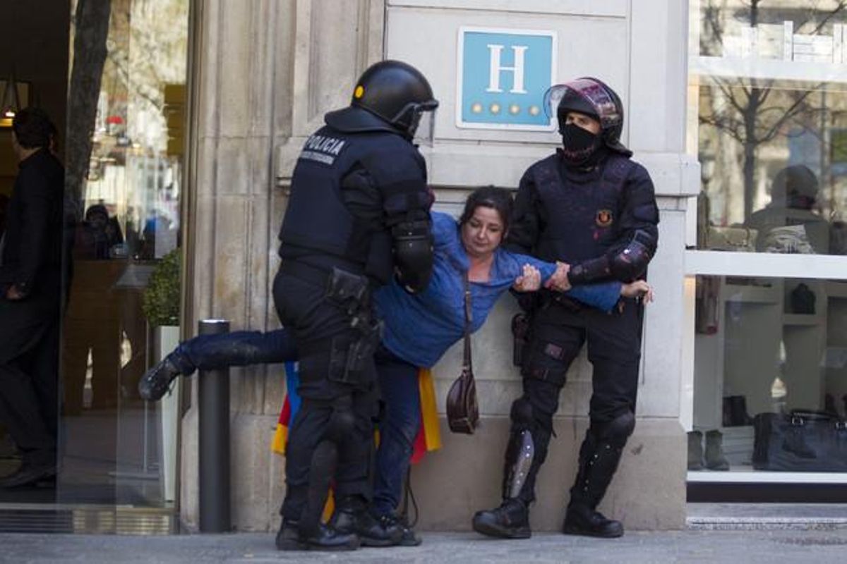 Els incidents del 29-M, vistos per Albert Bertran.