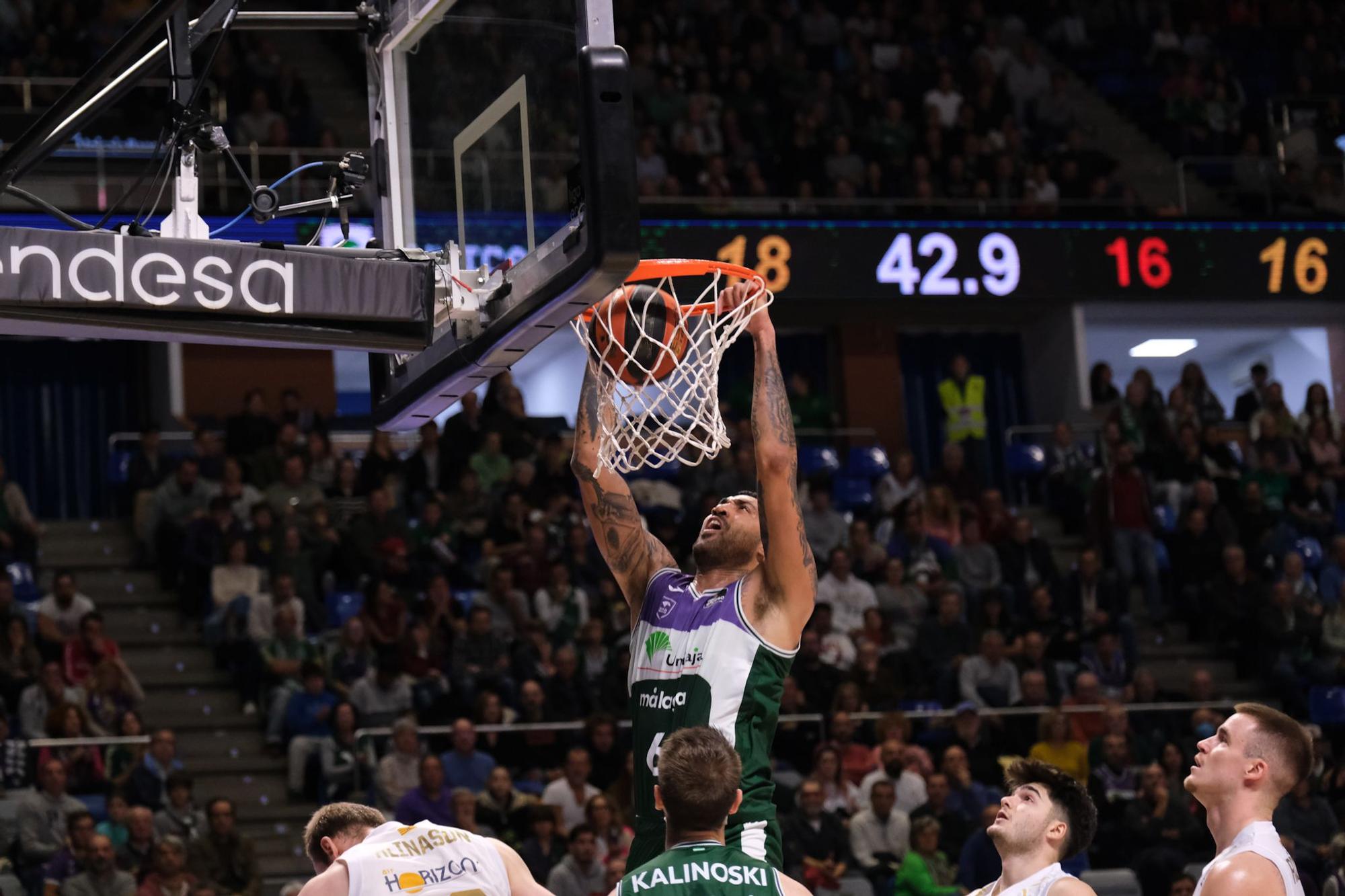 El Unicaja - Casademont Zaragoza de la Liga Endesa, en imágenes