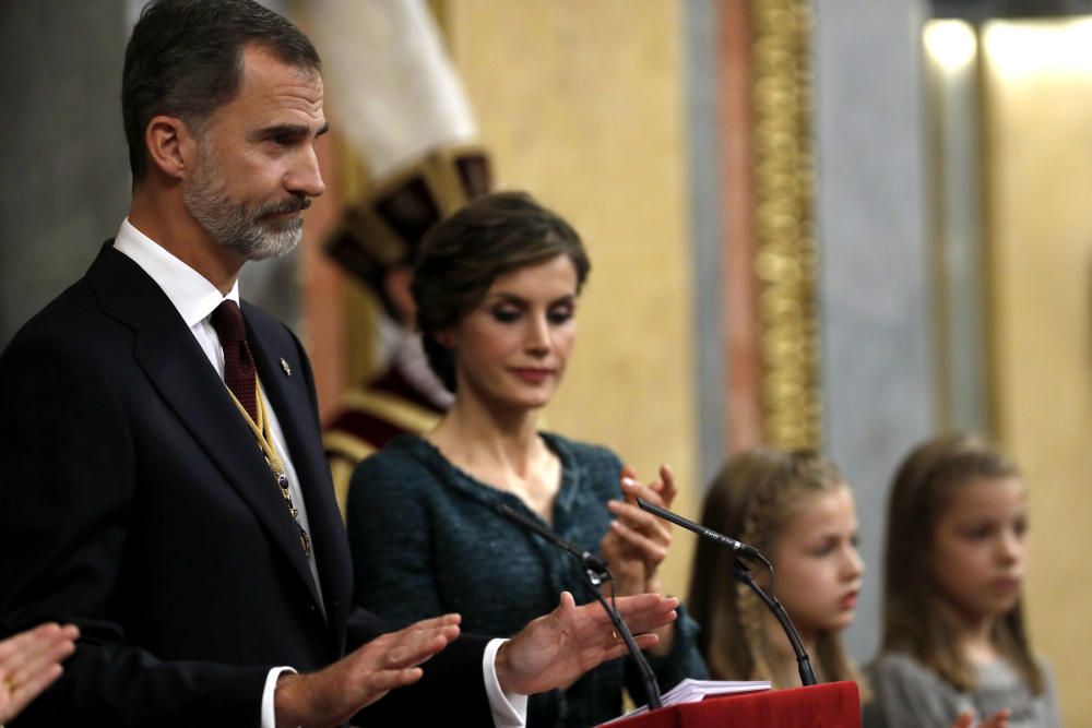 Leonor y Sofía, protagonistas en el Congreso