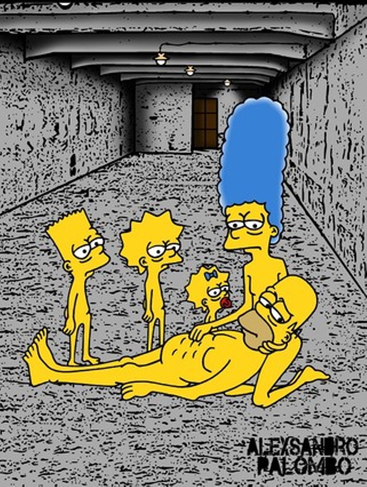 Els Simpson pateixen al camp d’extermini nazi.