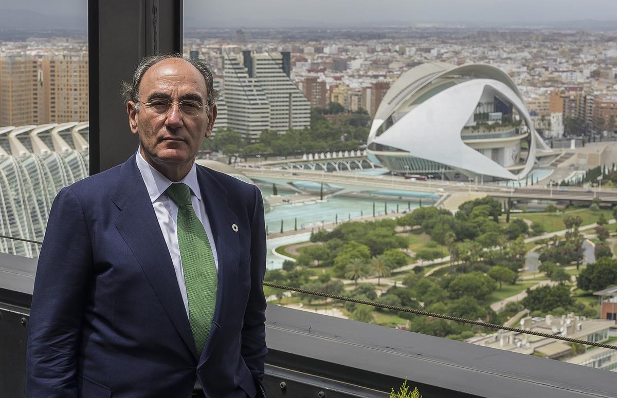 Ignacio Galán, en las oficinas de Iberdrola en València