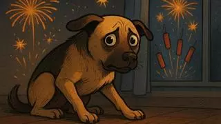 Miedo a los petardos: ¿Cómo proteger a tu perro en las Hogueras?