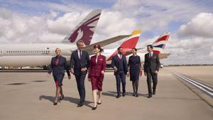 Iberia se une al acuerdo de negocio conjunto de British Airways y Qatar Airways.