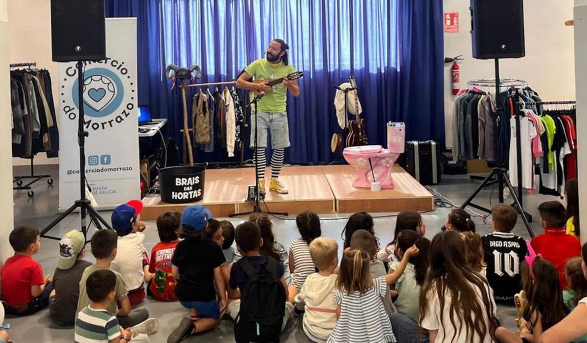 Un momento de la actuación de Brais das Hortas. | FdV
